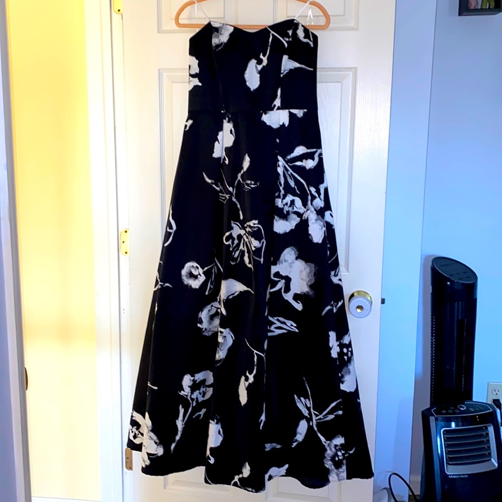 Black and white dress
